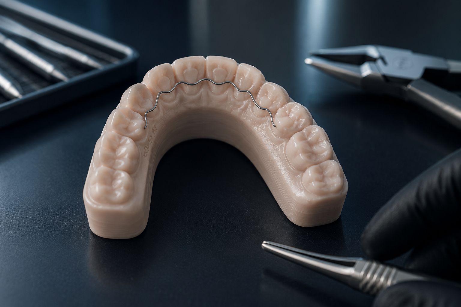 Fixed Retainers (U/L) and 3D Printed Models